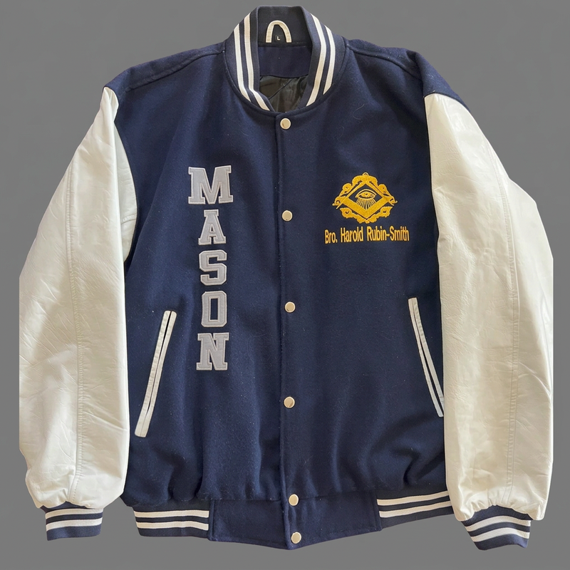 MASON jacket with medium-gray background