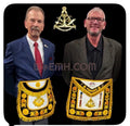 Custom Designed Bespoke Past Master Apron and Embroidered Carry Case
