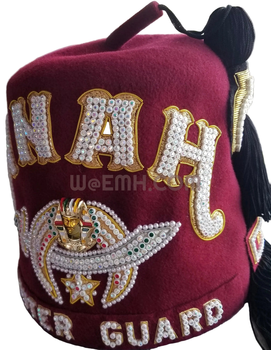 Shriner Triple Jeweled Fez