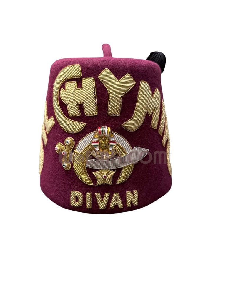 Shriner Quad Jeweled Fez