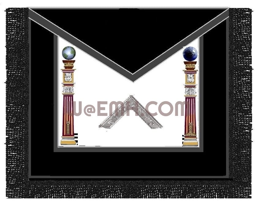 Lodge Officers Memorial Aprons - Masonic Funeral Regalia