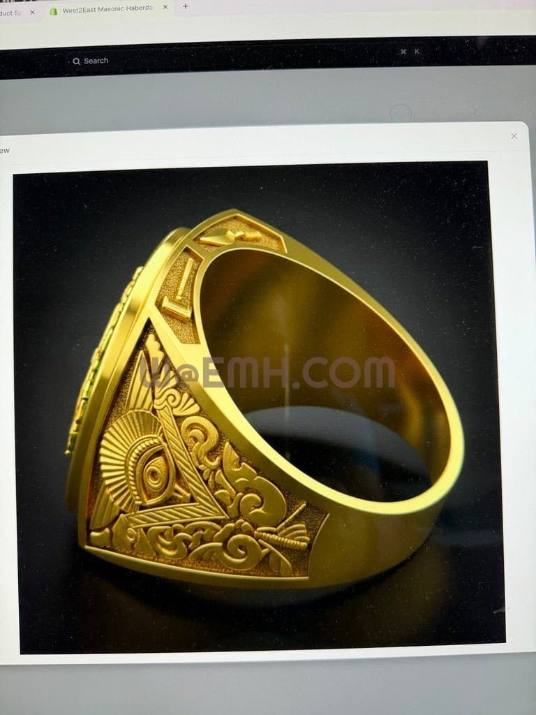 The Man Who Would Be King – Imperial Square Master Mason Ring
