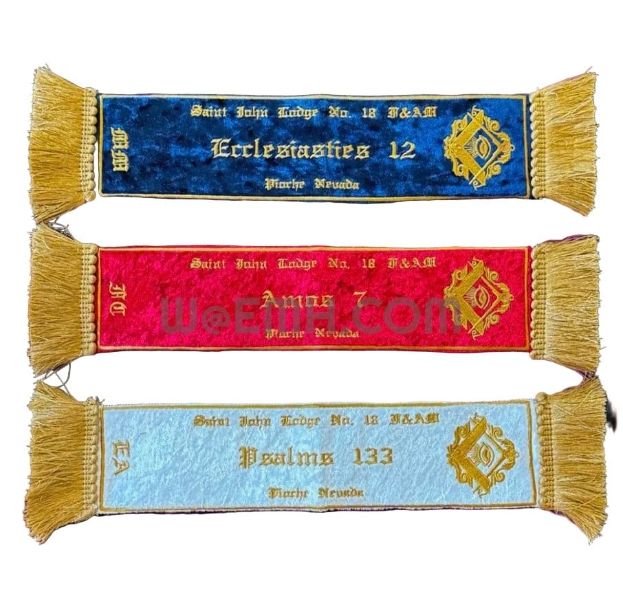 Masonic Bible Marker Set — Handmade in the USA