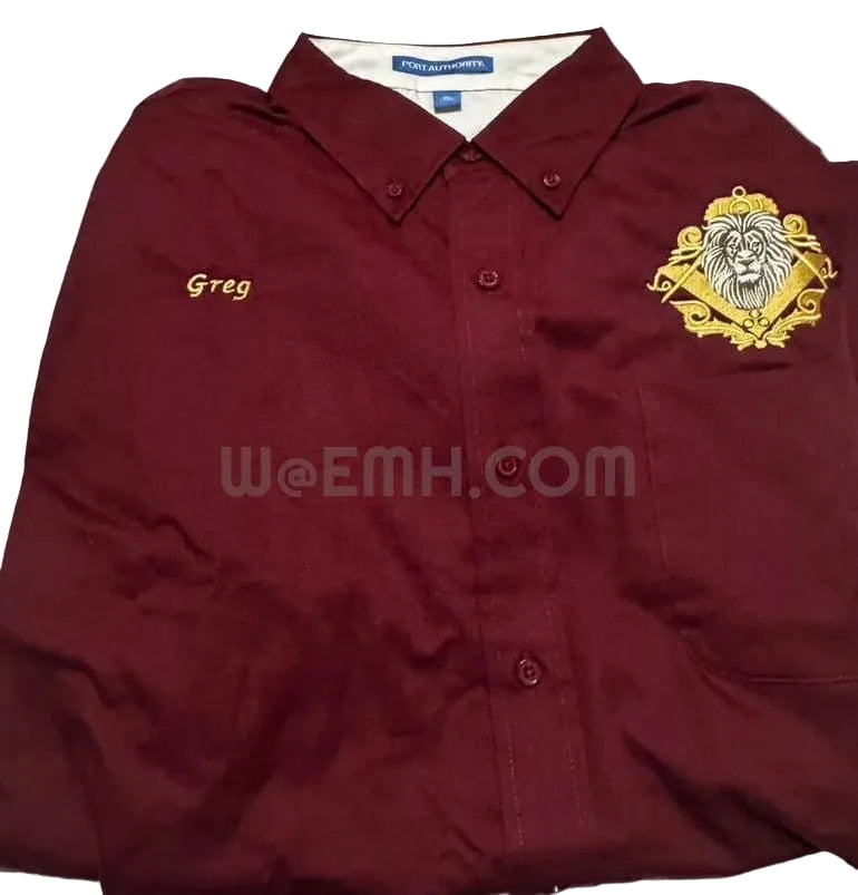 Masonic Embroidered Long Sleeved Shirts
