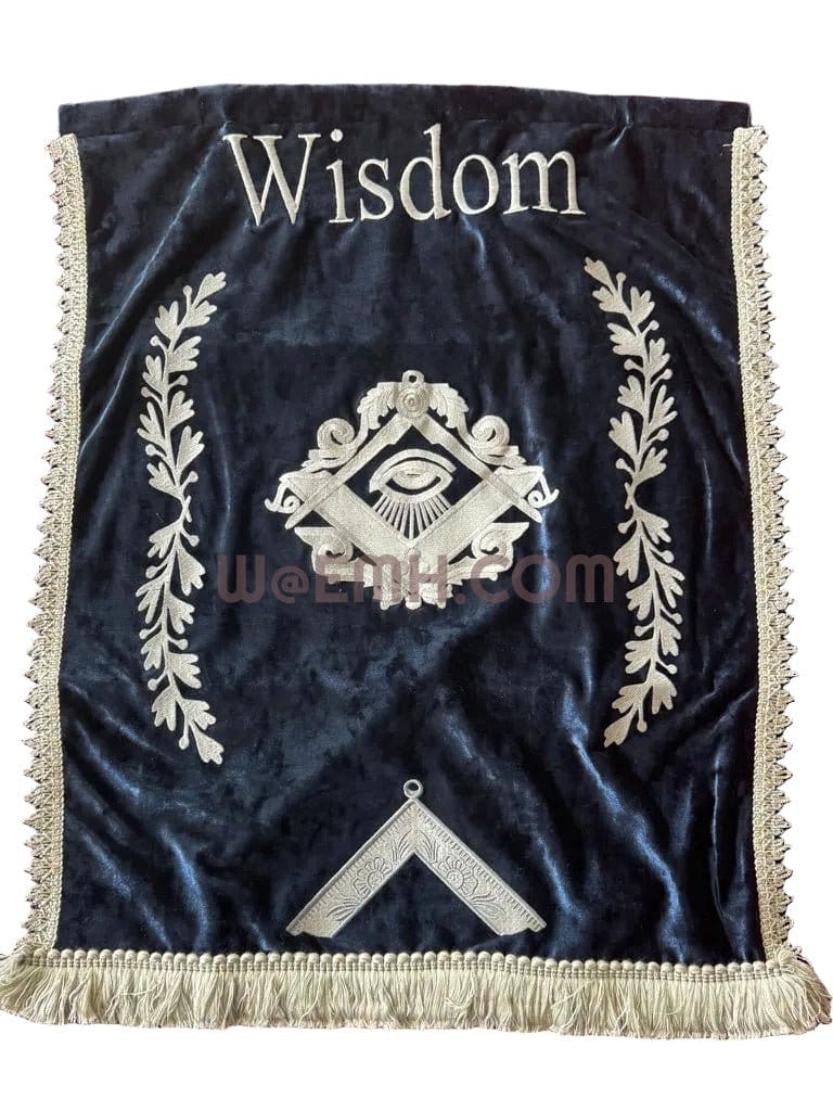 Masonic Station Cloths — Master's, Senior & Junior Warden Set