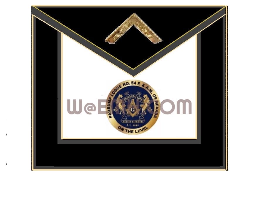Lodge Officers Memorial Aprons - Masonic Funeral Regalia
