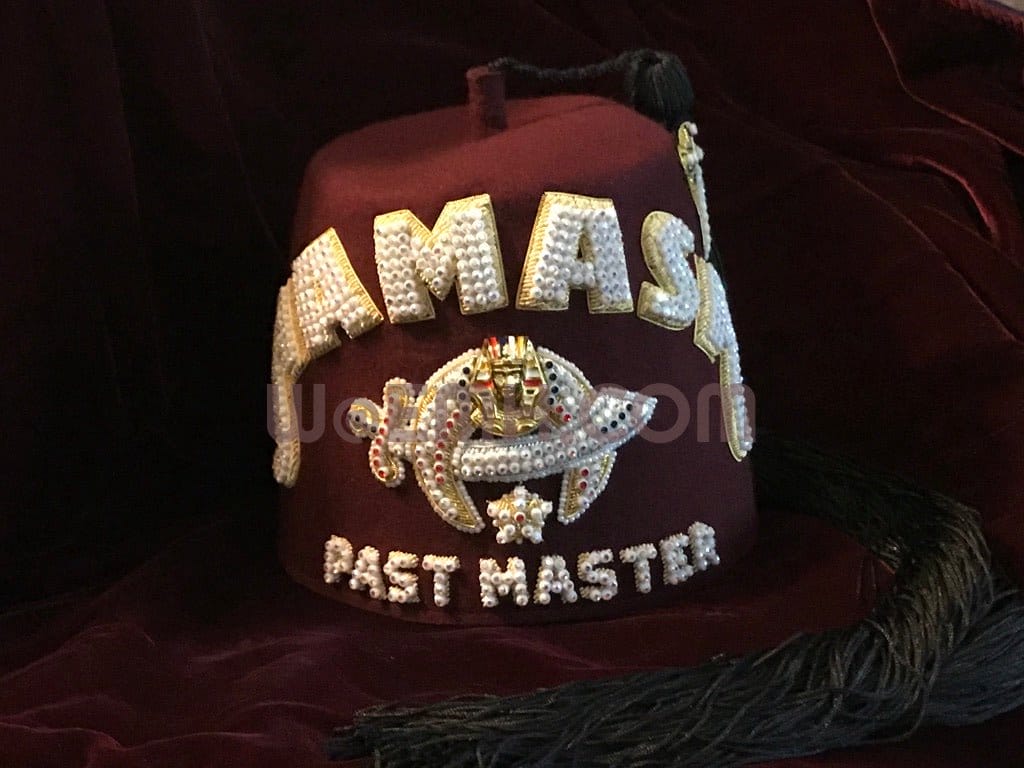 Shriner Triple Jeweled Fez
