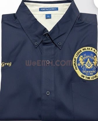 Masonic Embroidered Long Sleeved Shirts