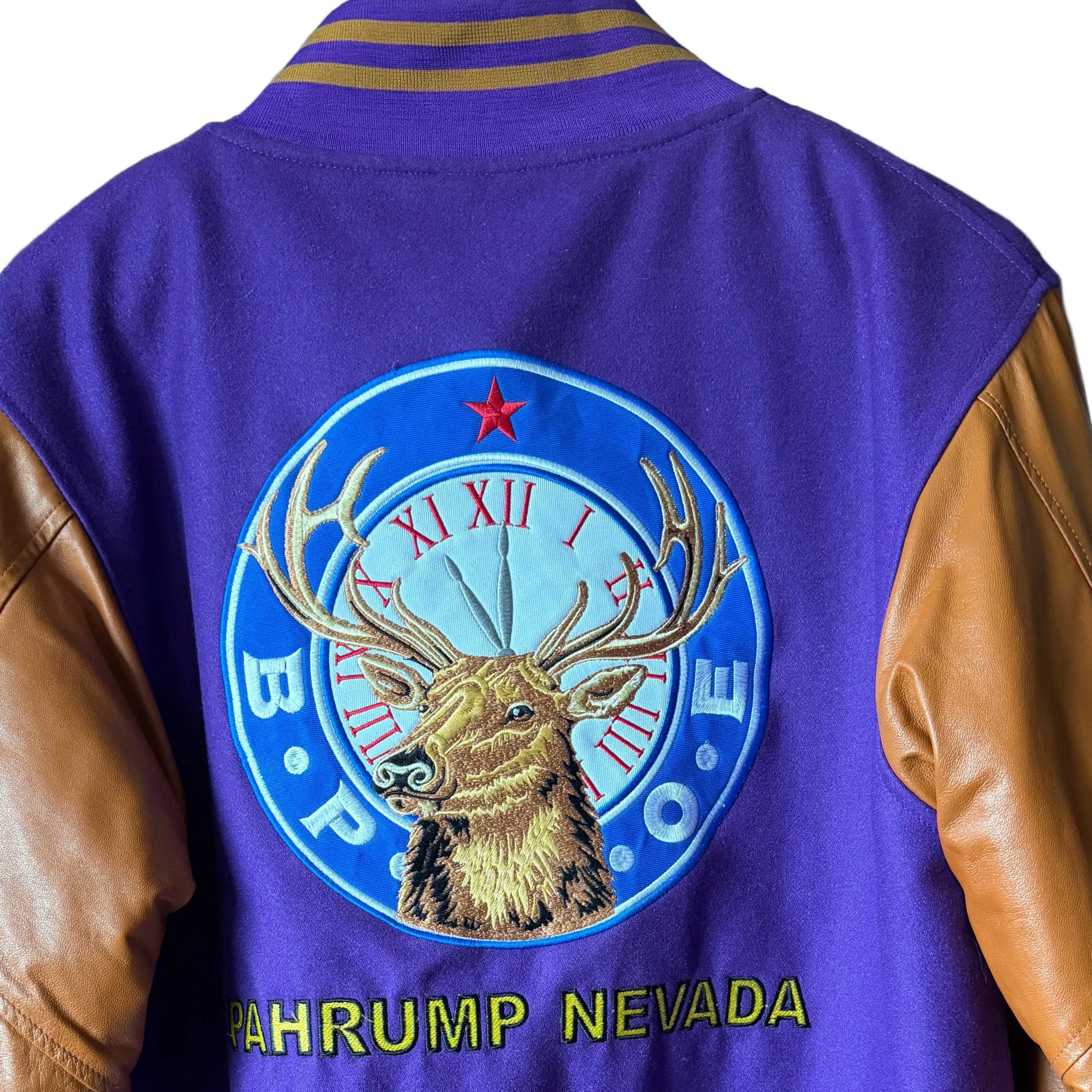 BPOE Elk's Custom Embroidered Letterman Jacket