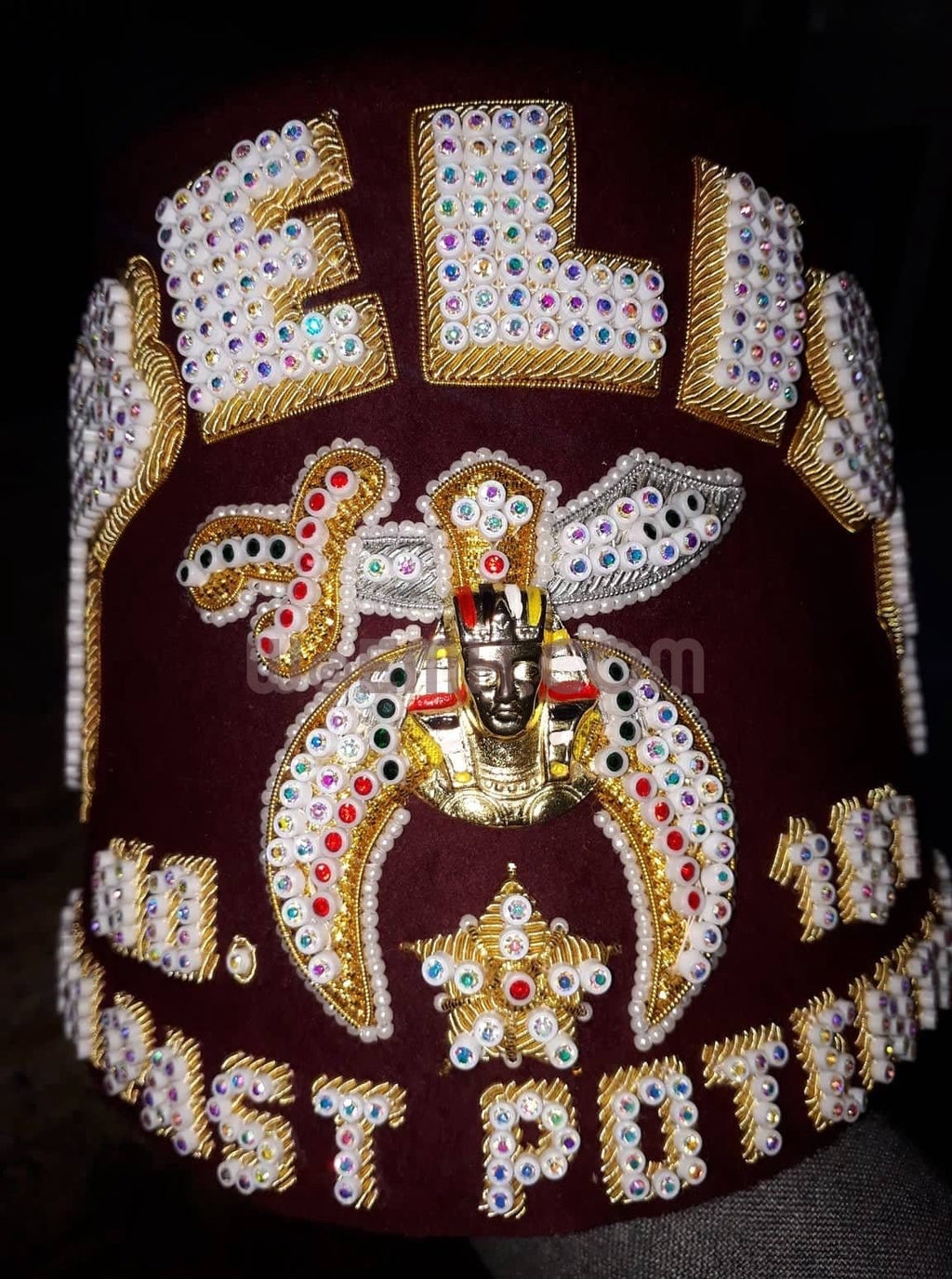 Shriner Quad Jeweled Fez