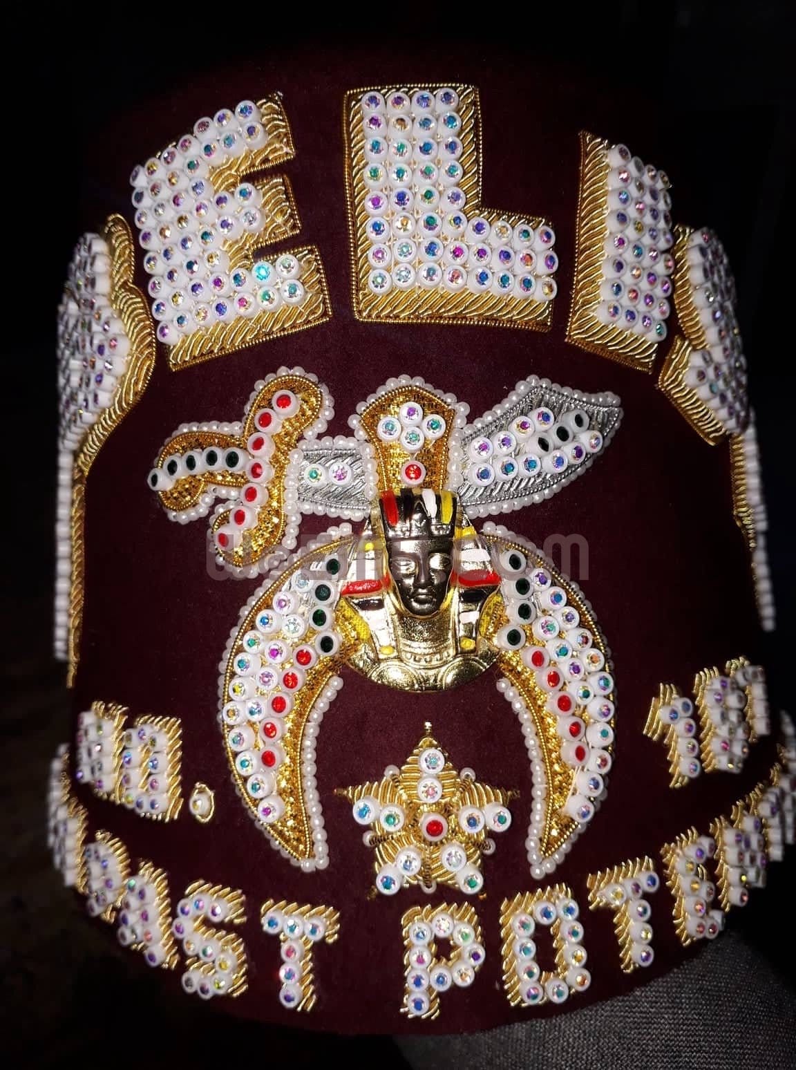 Shriner Quad Jeweled Fez