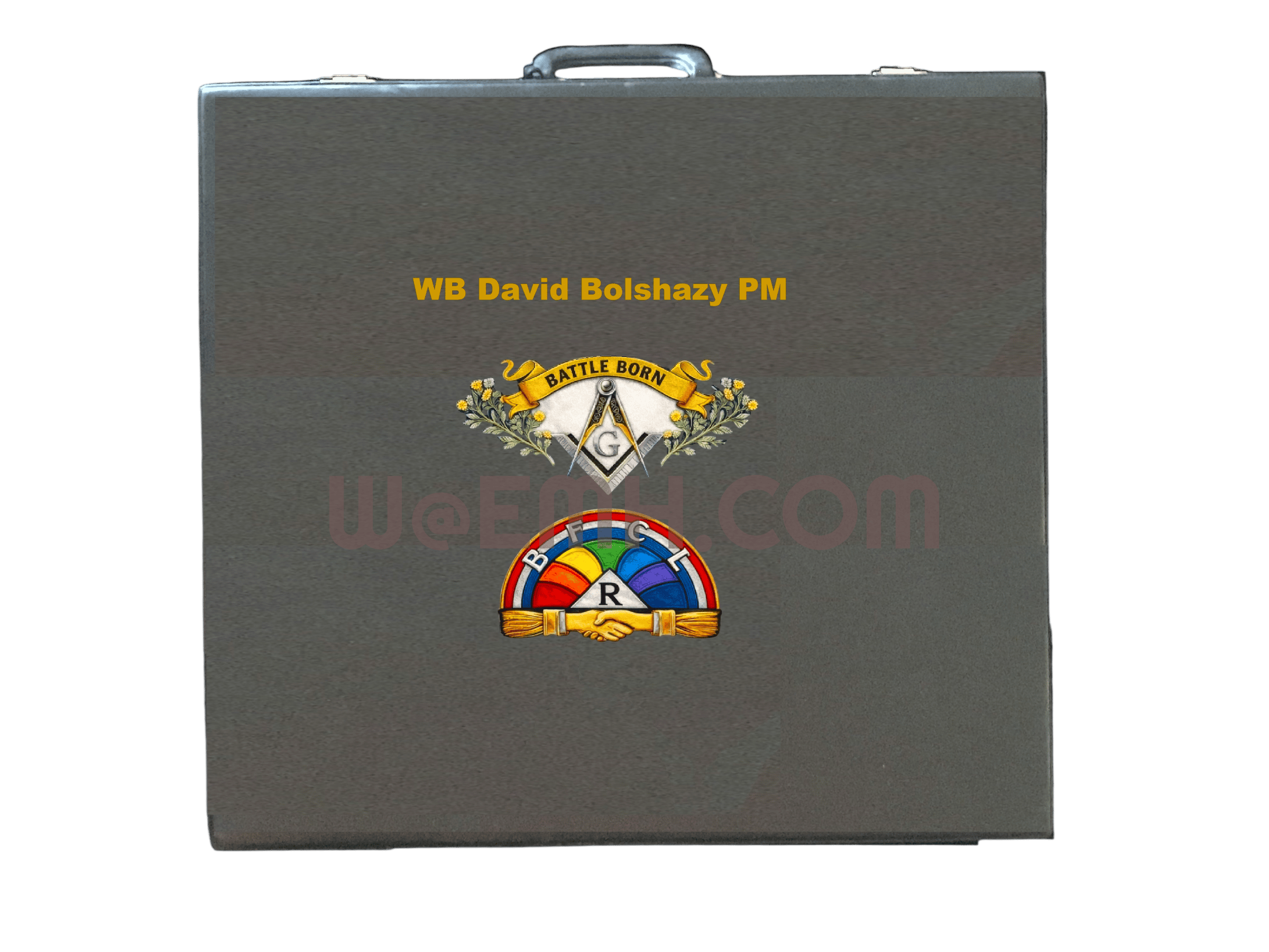 Embroidered Leather Leather Case