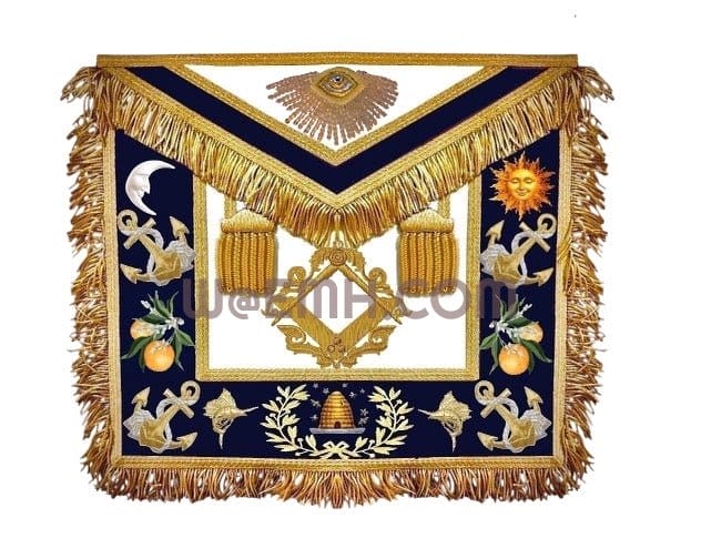 Bespoke Machine Embroidered Apron – Master Mason – Florida