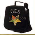 Bespoke OES Eastern Star Fez — Custom Embroidered Regalia