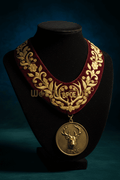 Elks ER Collar on Velvet Bust
