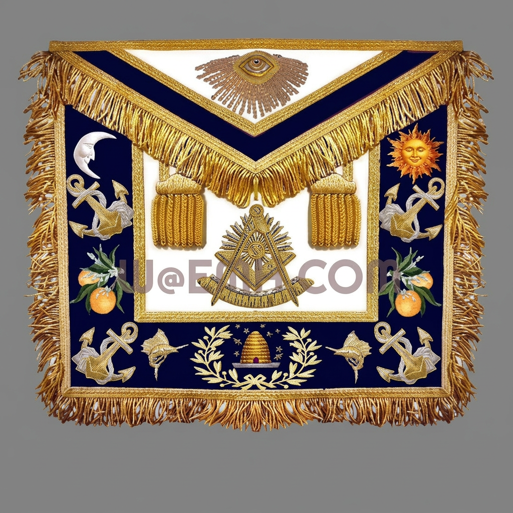 Florida Past Master apron on medium gray