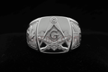 Loyalist Masonic Ring — Battle of Chippawa in .925 Silver