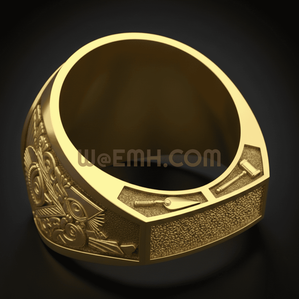 May Flower Ring — 45° Diagonal