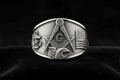 Military Brothers Masonic Ring — Navy in .925 Silver