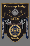 Pahrump Lodge tapestry on medium gray
