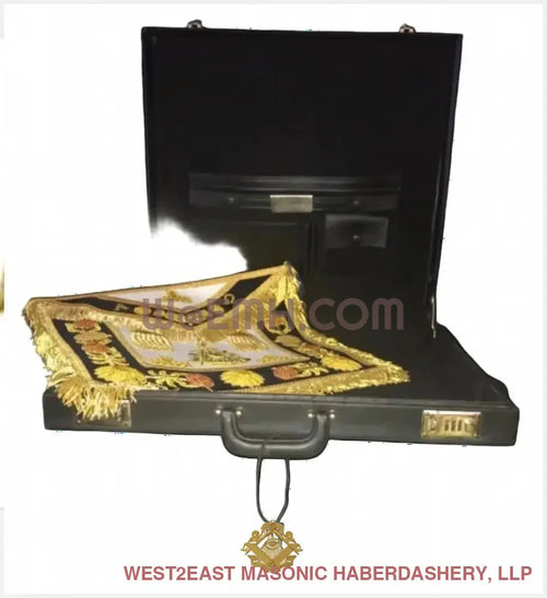 ’Pomegranate’ Past Master Apron, Grand Lodge Regalia - Masonic Apron