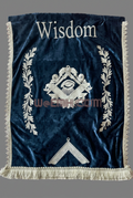Wisdom station cloth on medium gray